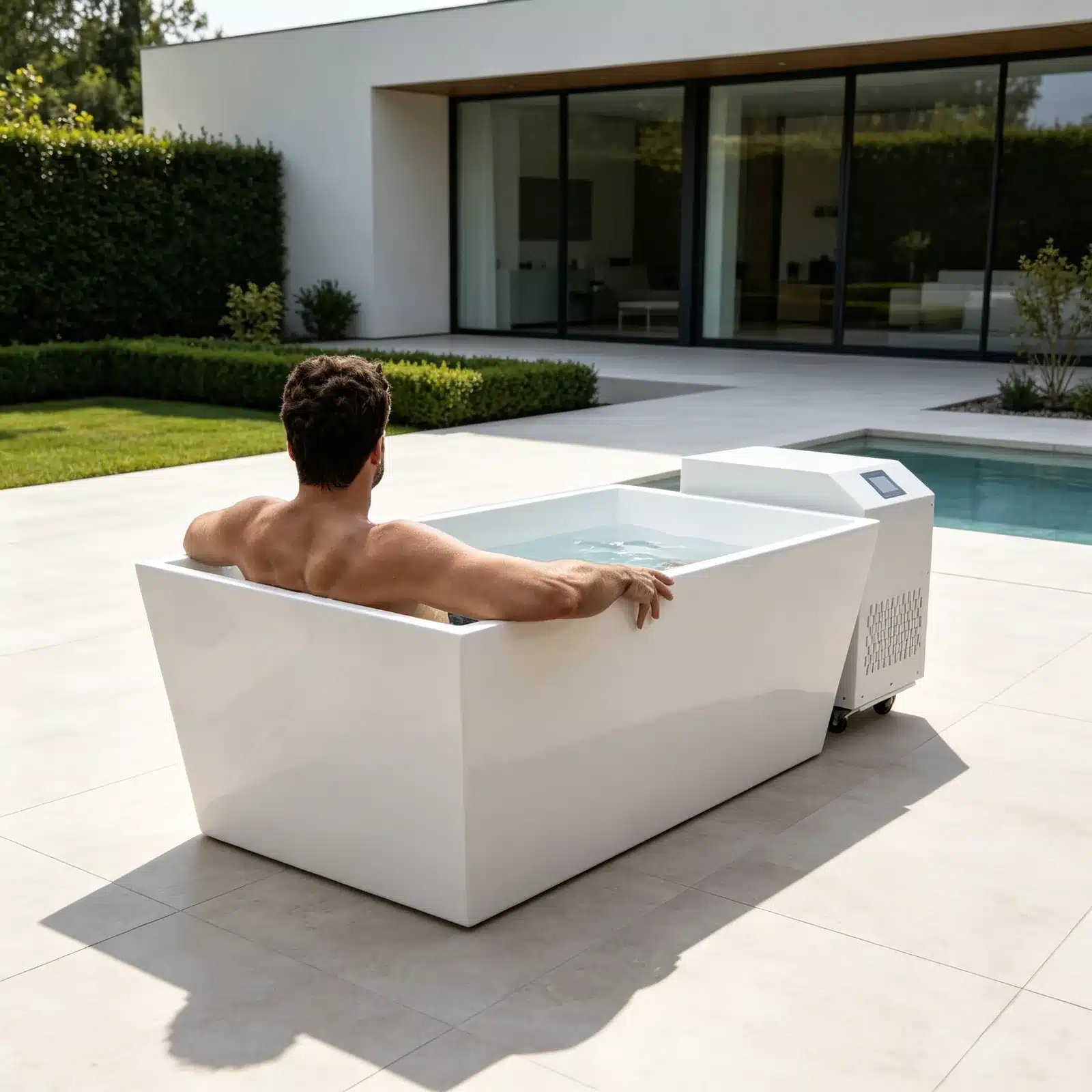 Bropool CT-03 cold plunge illustrative product scene