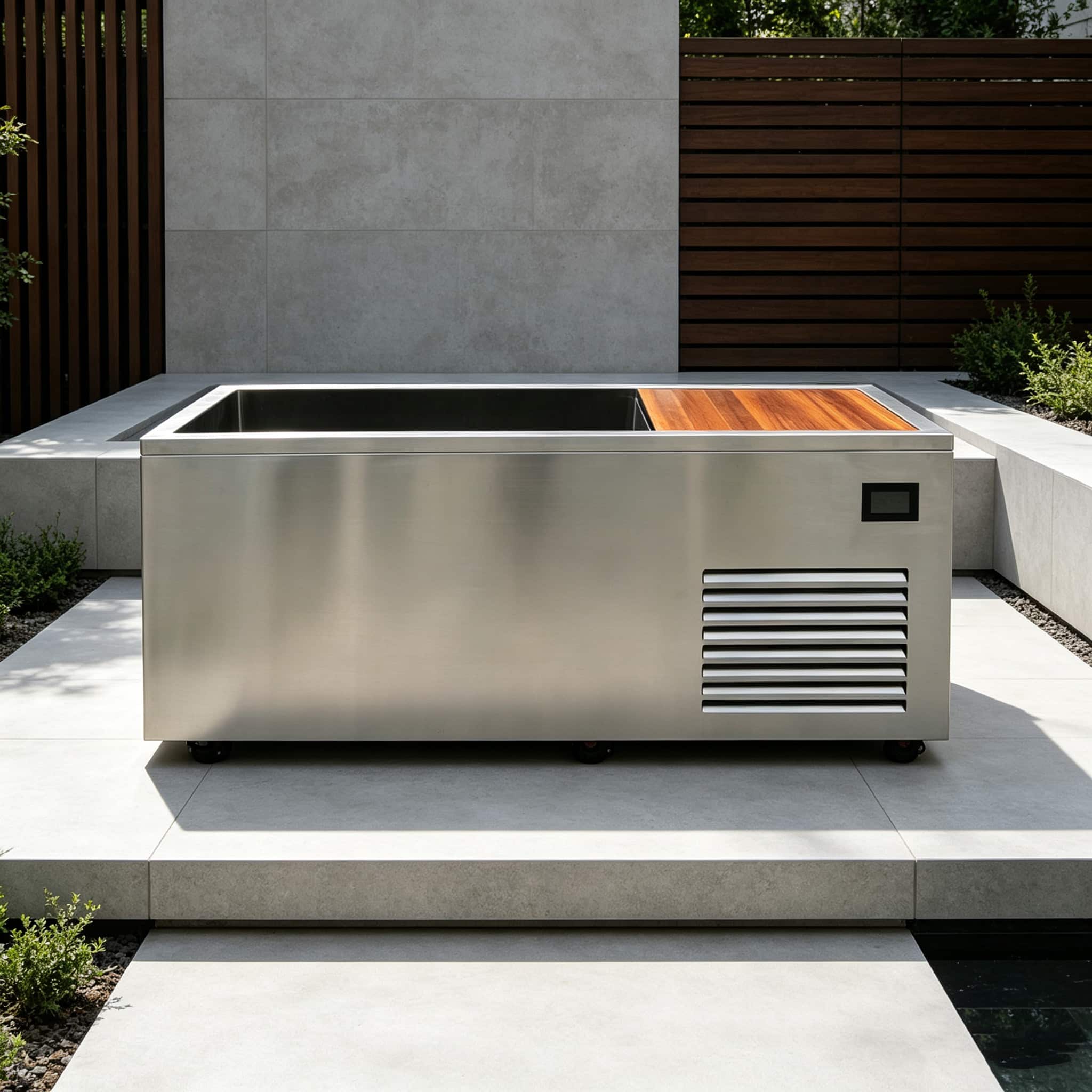 Bropool CT-26 cold plunge in an illustrative product scene