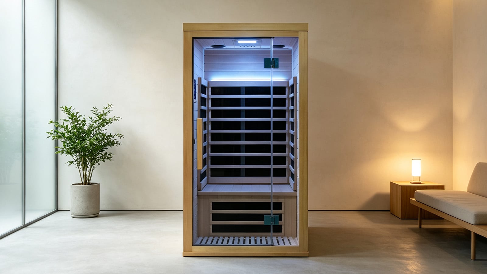 Bropool IS-1101 sauna in an illustrative product scene