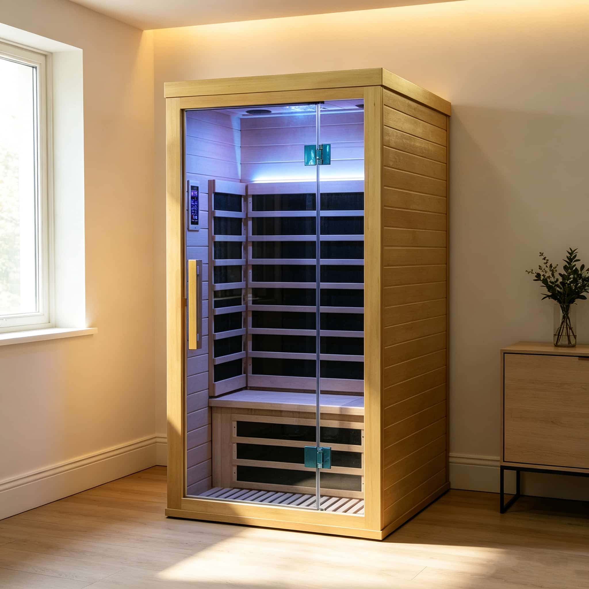 Bropool IS-1101 sauna in an illustrative product scene
