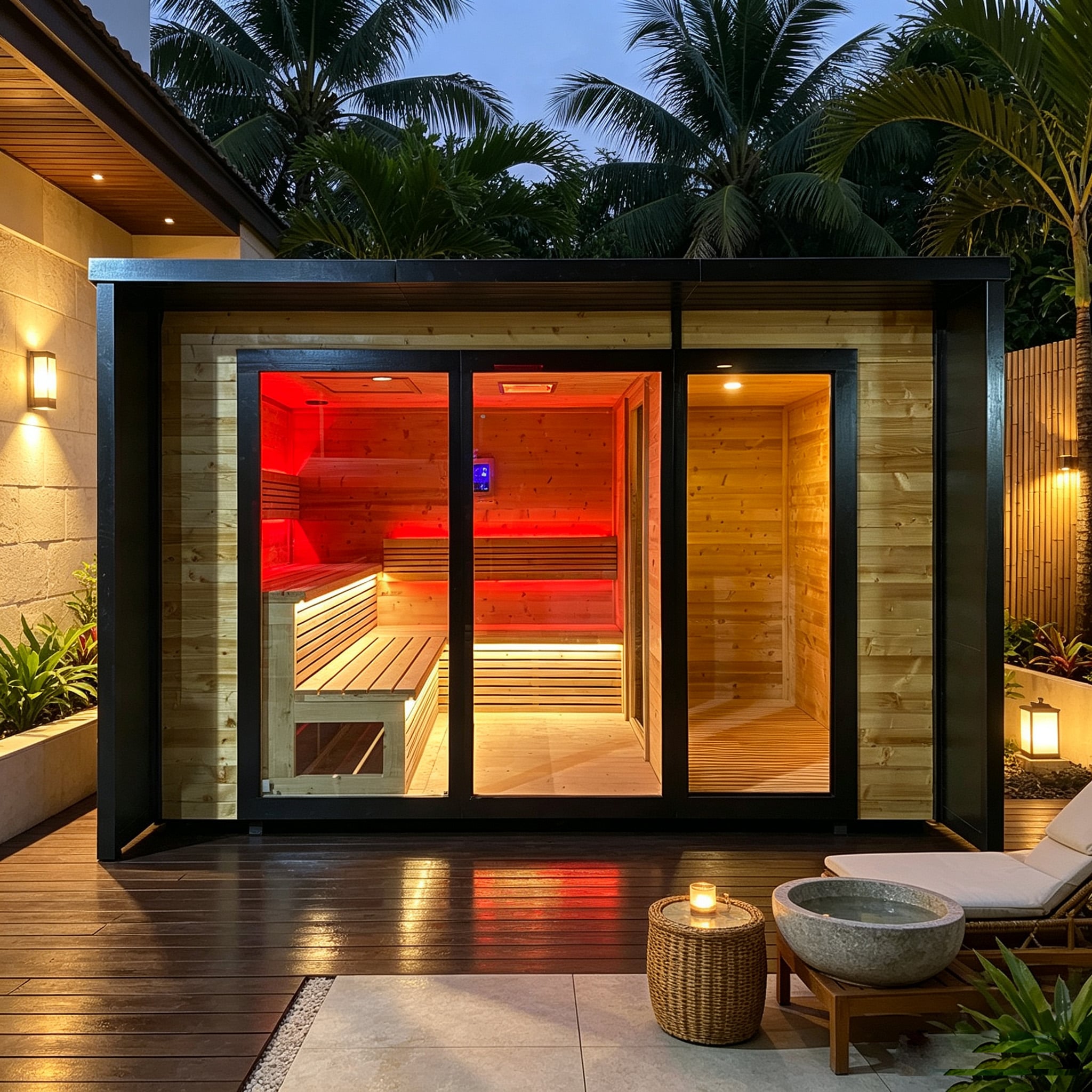 Bropool OS-1103 sauna in an illustrative product scene