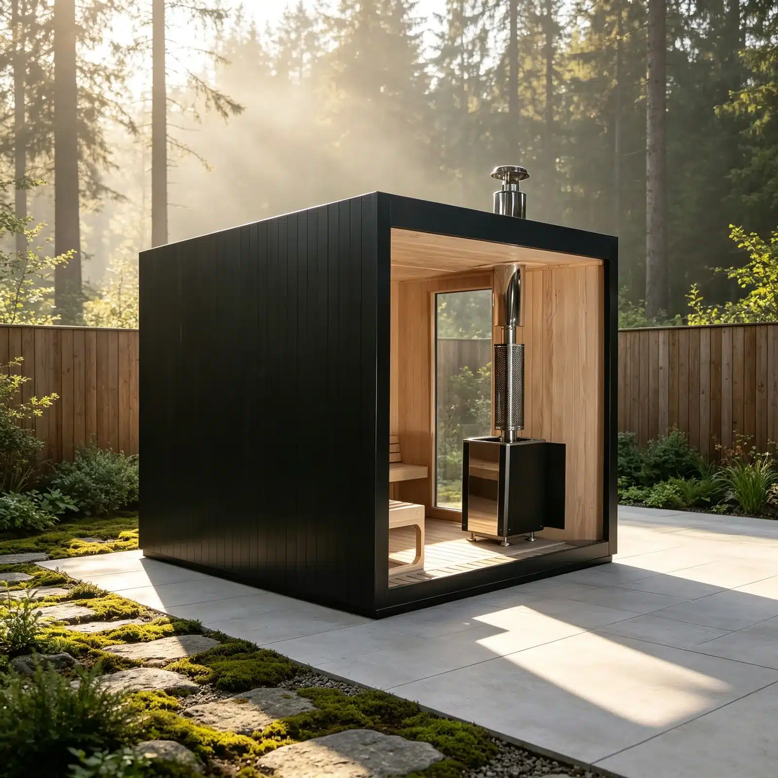 Bropool OS-1110 product in an illustrative forest garden setting